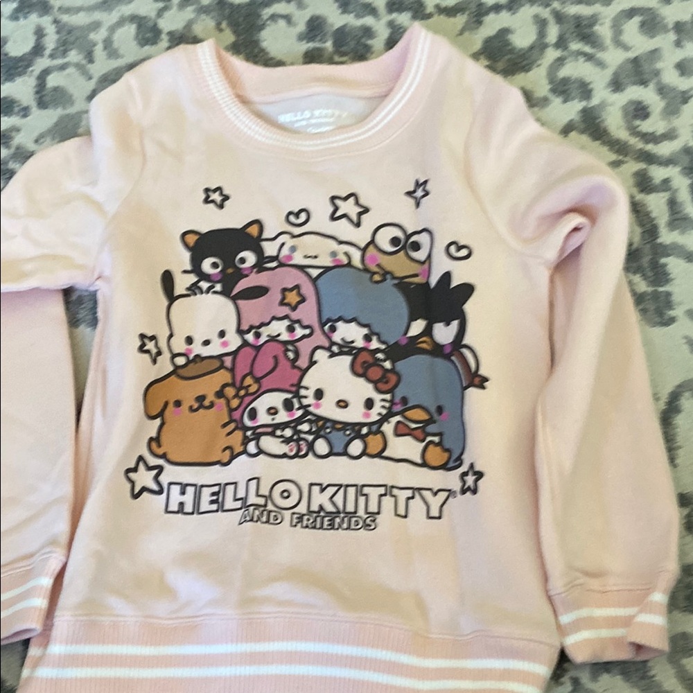 Hello Kitty and Friends Pastel Pink Pullover